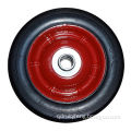 150mm, 6'*1.5', rubber wheel for tool cart with steel rim, roller bearing